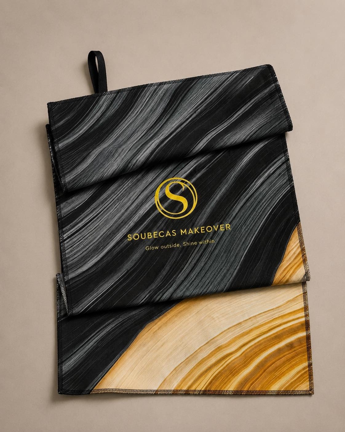 soubecas makeover hair towel black 1 soubecas makeover hair towel black 1