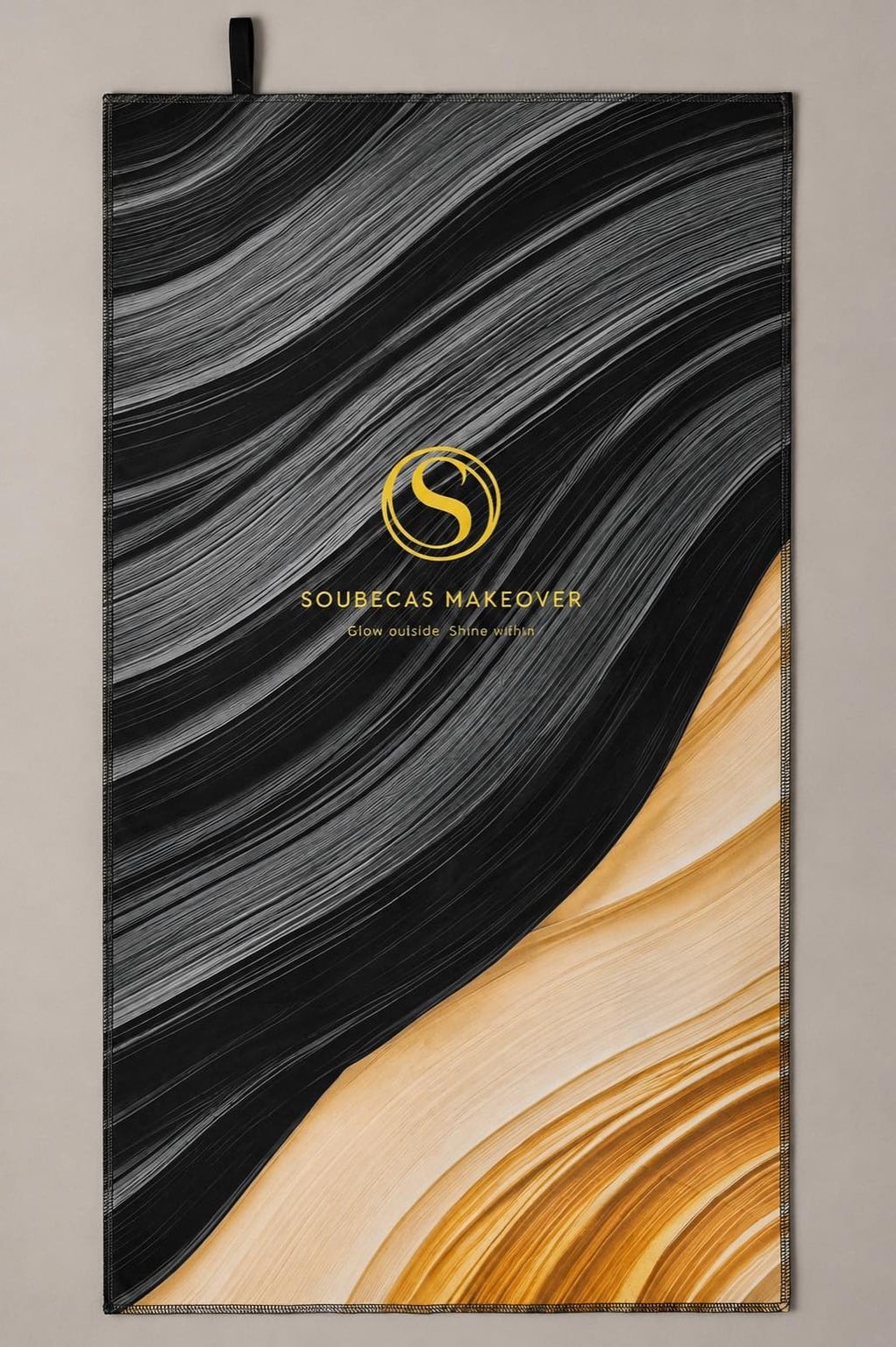 soubecas makeover hair towel black 3 soubecas makeover hair towel black 3